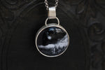 Load image into Gallery viewer, No. 20 ~ Well Shit – Small Enameled Asteroid Necklace
