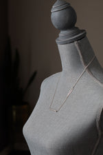 Load image into Gallery viewer, No. 4 ~ Quatrain Bar Necklace, 20 in. Chain
