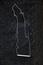 Load image into Gallery viewer, No. 4 ~ Quatrain Bar Necklace, 20 in. Chain
