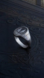 Load image into Gallery viewer, Winged Victory | Signet Ring {Size 10.5}
