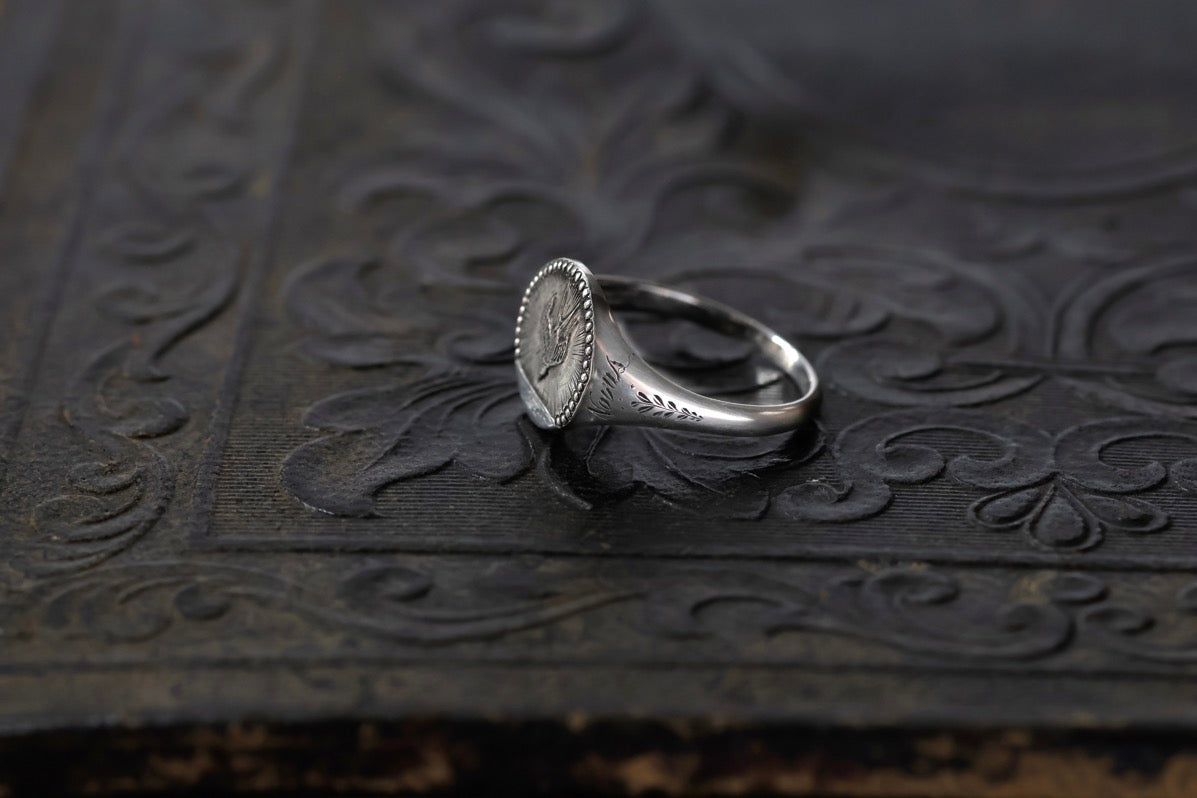 No. 01 ~ Alchemy Engraved Signet Ring