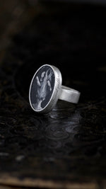 Load image into Gallery viewer, Sleepwalker in Milkweed | Ring {Size 8}
