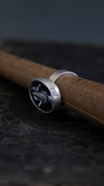 Load image into Gallery viewer, Sleepwalker in Milkweed | Ring {Size 8}
