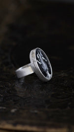 Load image into Gallery viewer, Sleepwalker in Milkweed | Ring {Size 8}
