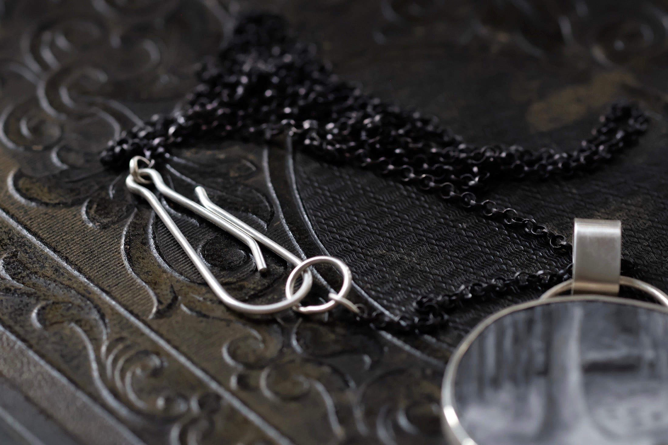 No. 13 ~ Large Footprints Necklace {preview}
