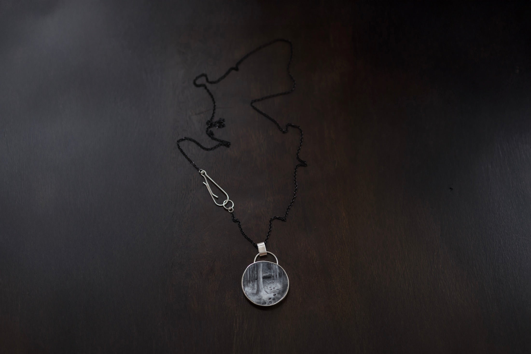 No. 13 ~ Large Footprints Necklace {preview}