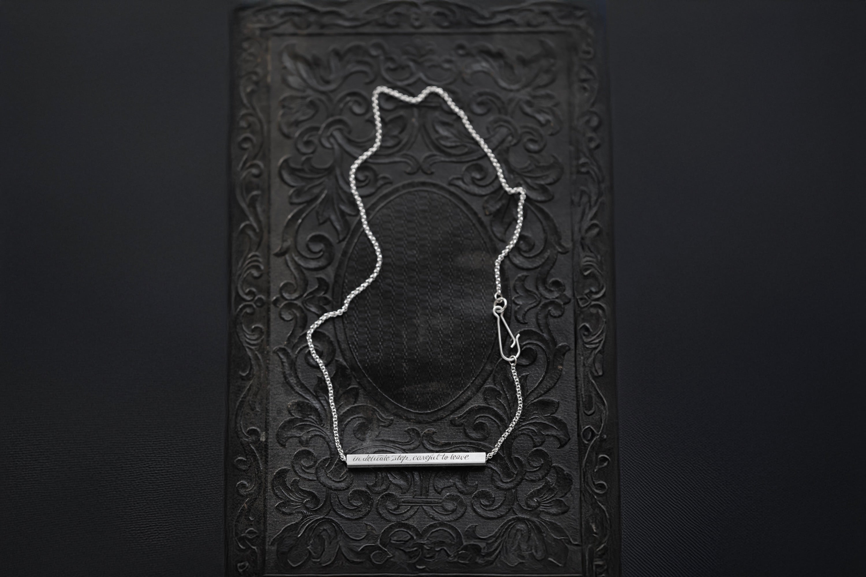 No. 30 ~ Quatrain Engraved Necklace