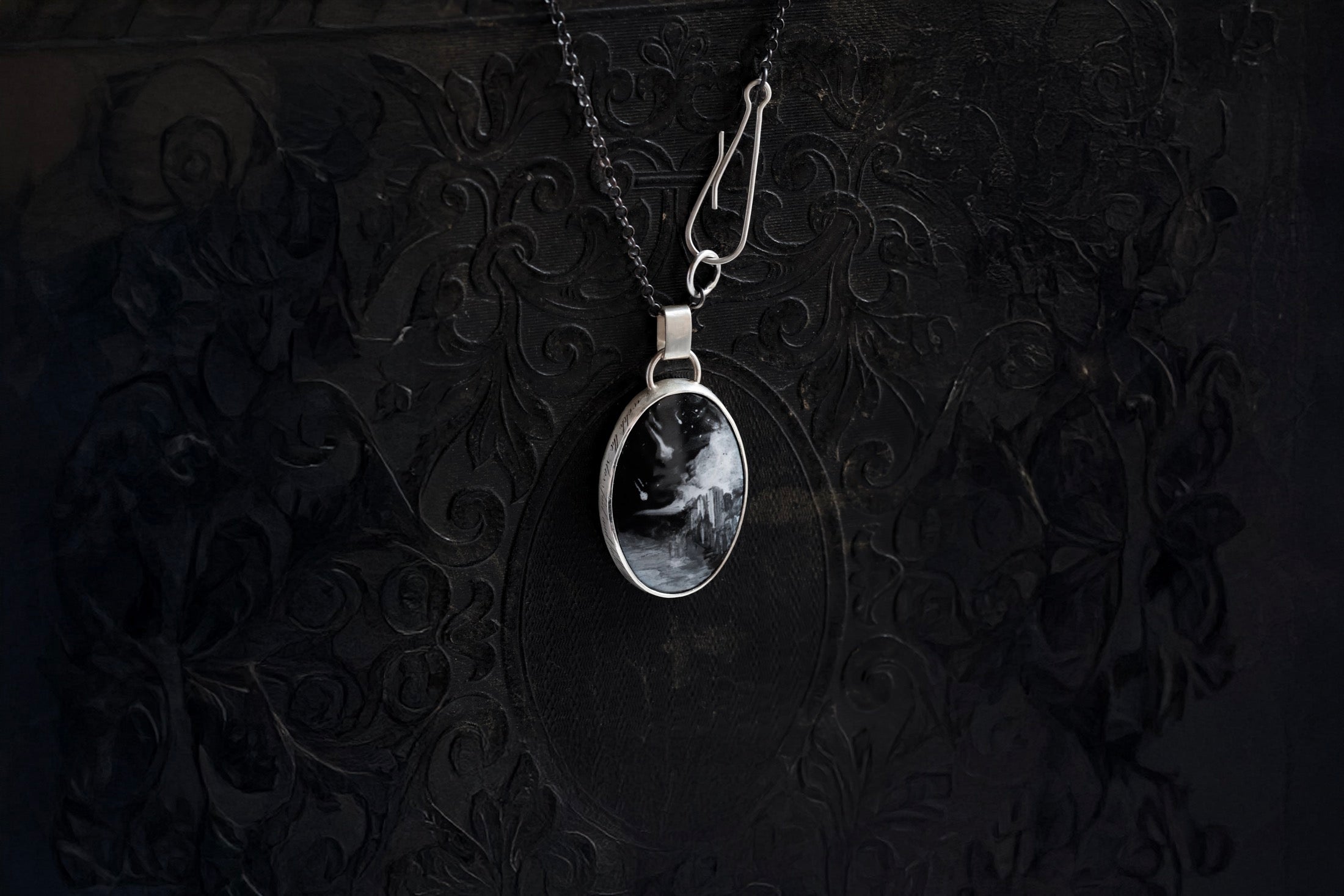 No. 4 ~ Large Oval Astroid Necklace {preview}