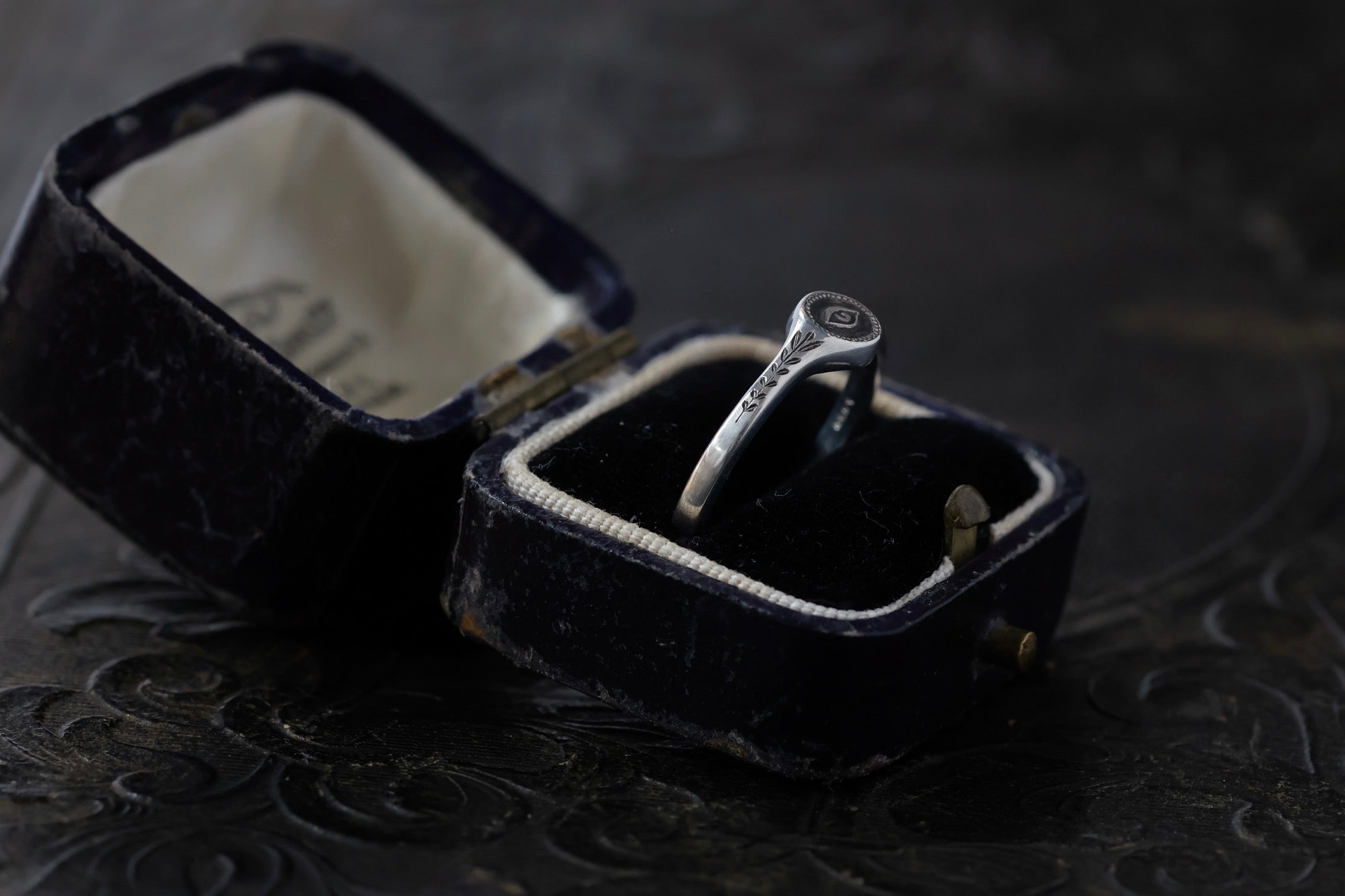 No. 25 ~ Tiny Eye Signet Ring {preview}