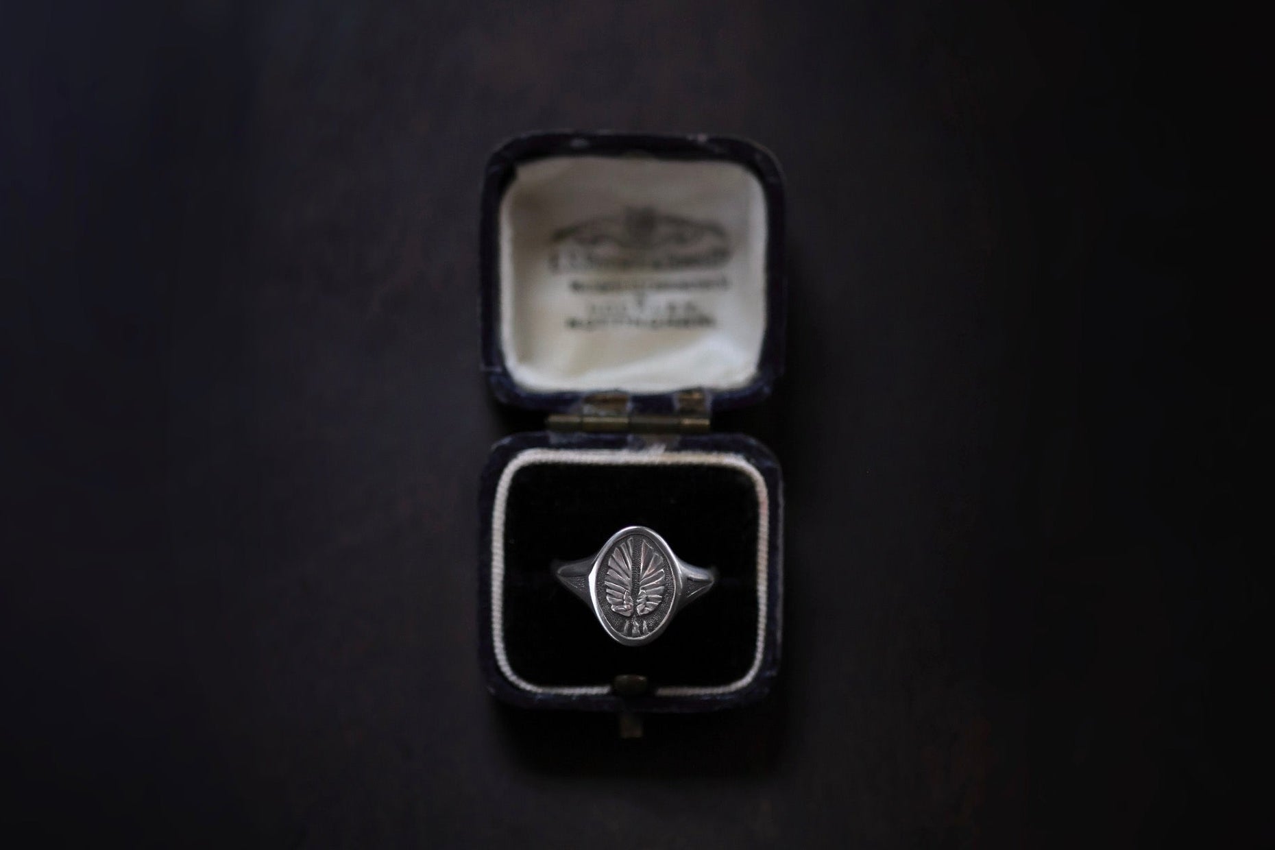 No. 17 ~ Little Phoenix Rising Signet Ring {preview}