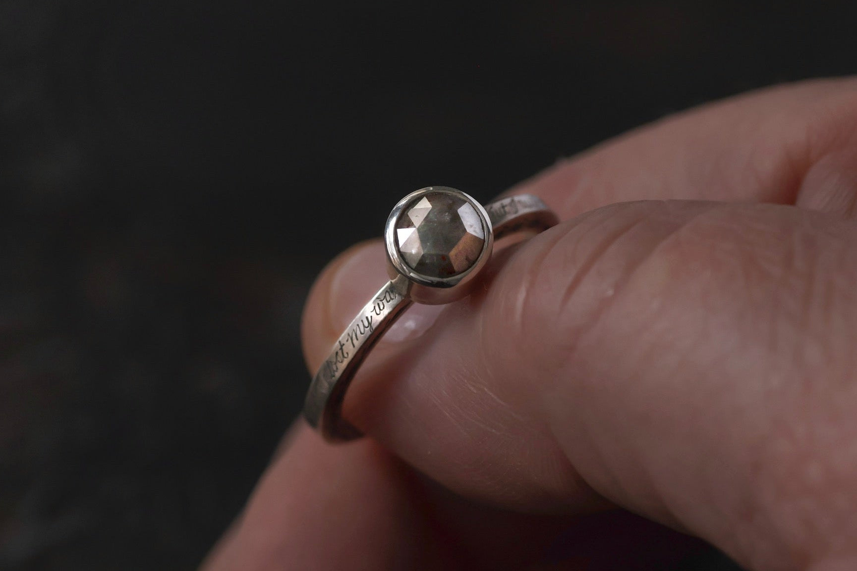 No. 6 ~ Engraved Diamond Ring {preview}