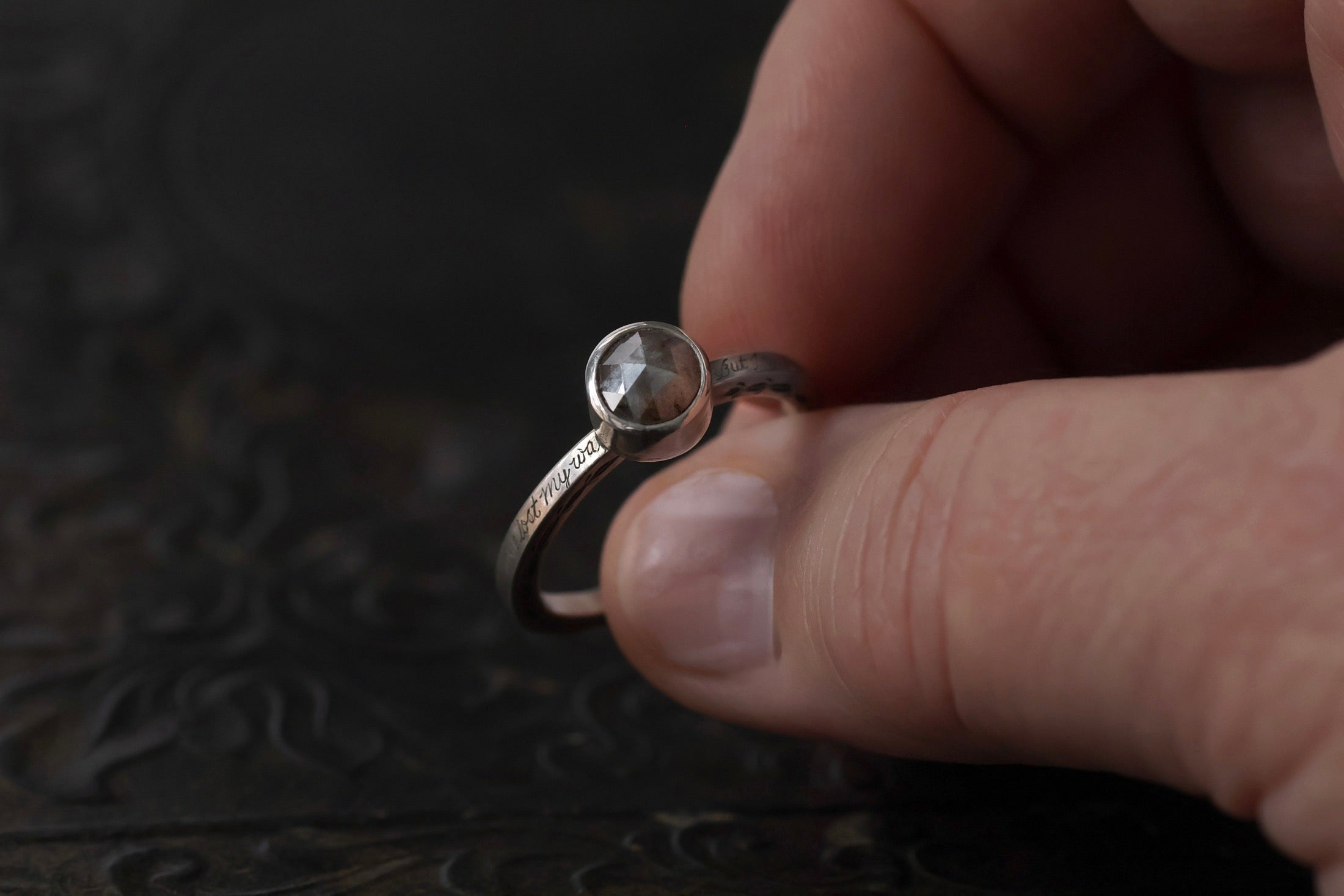 No. 6 ~ Engraved Diamond Ring {preview}
