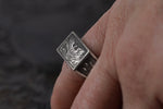 Load image into Gallery viewer, No. 15 ~ Phoenix Rising Rectangle Signet Ring {preview}
