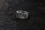 Load image into Gallery viewer, No. 15 ~ Phoenix Rising Rectangle Signet Ring {preview}
