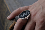 Load image into Gallery viewer, No. 19 ~ Minimal Enamel Snake Ring {preview}
