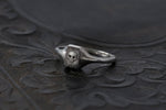 Load image into Gallery viewer, No. 24 ~ Tiny Engraved Skull Signet Ring {preview}
