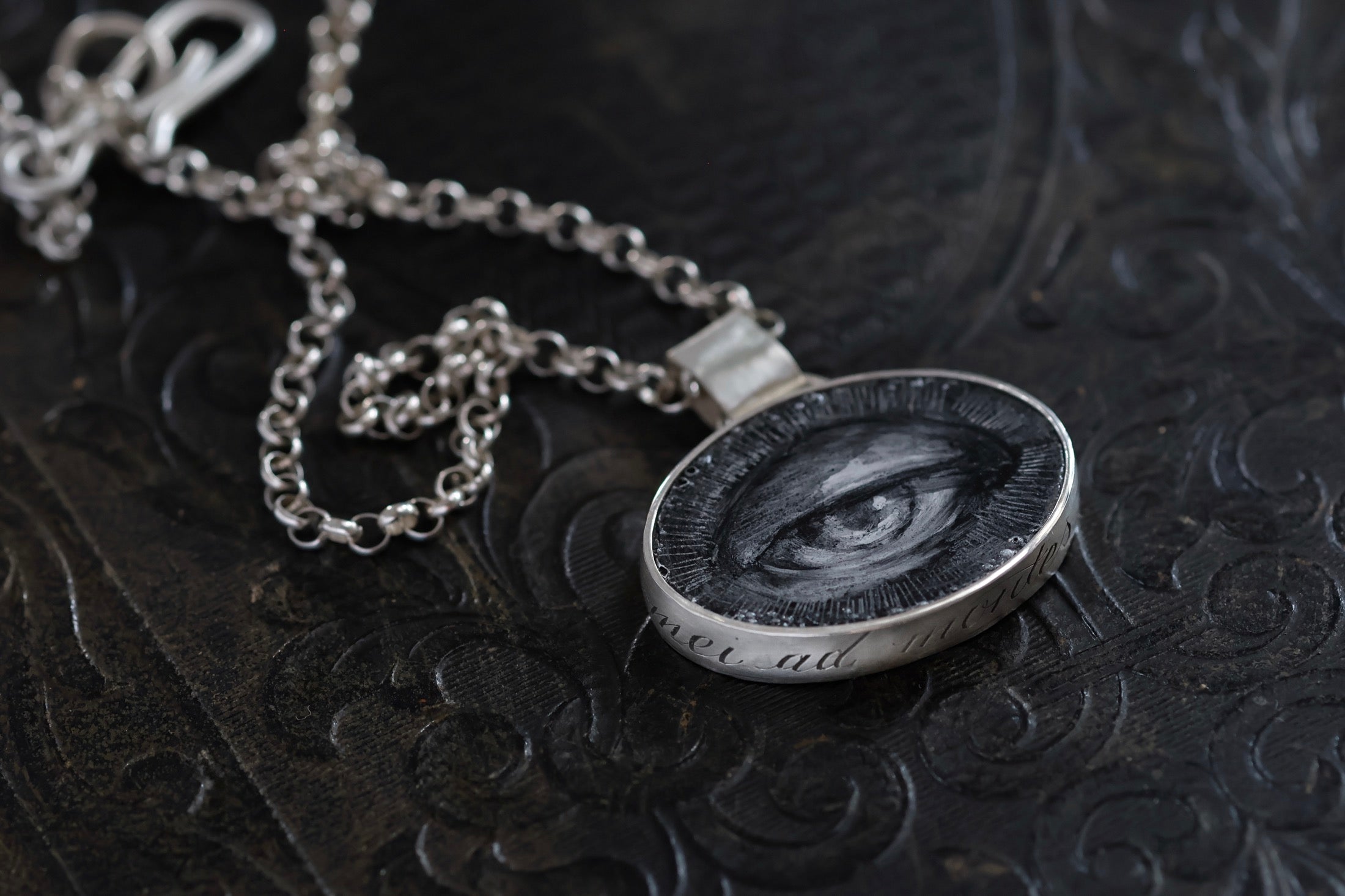 No. 12 ~ Large Eye of Providence Necklace {preview}