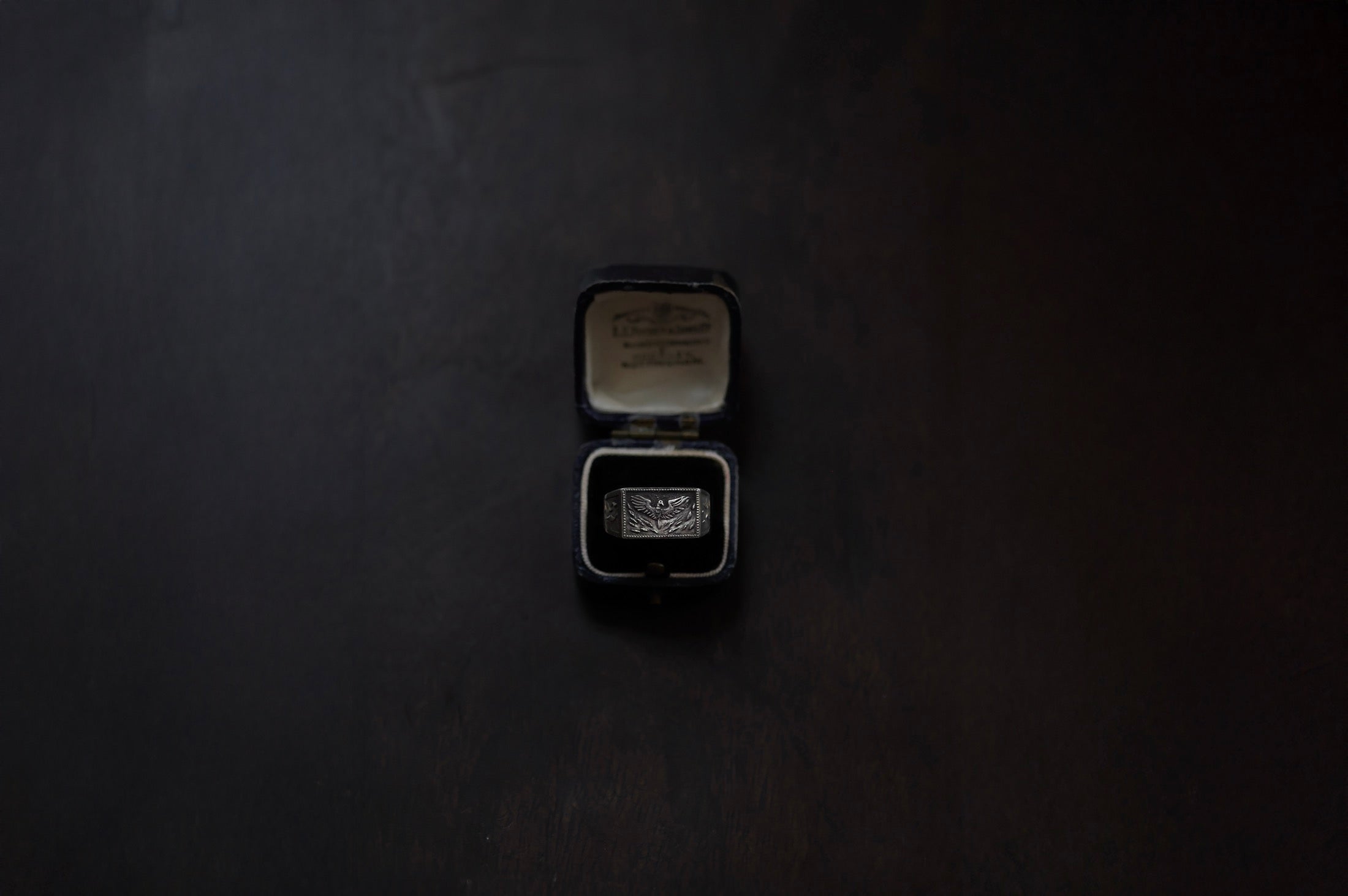 No. 15 ~ Phoenix Rising Rectangle Signet Ring {preview}