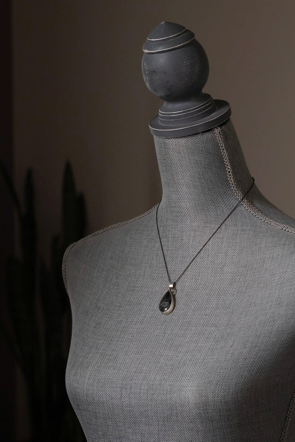 No. 10 ~ Jet Eye of Providence Necklace {preview}