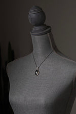 Load image into Gallery viewer, No. 11 ~ Minimal Jet Skull Necklace {preview}
