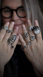 Load image into Gallery viewer, Skelly C | Ring {Size 7}
