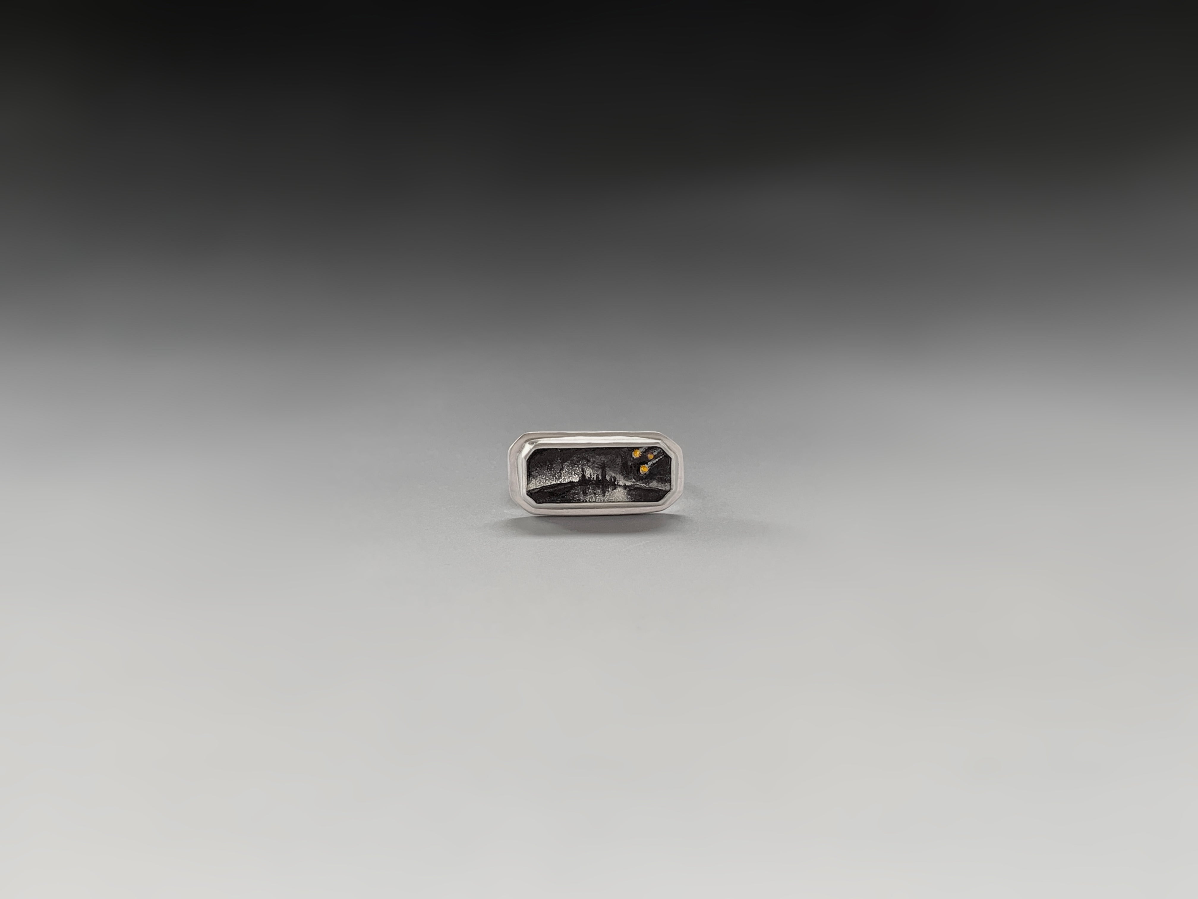 Stereoscopic End Times - Ring, Size 7