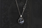 Load image into Gallery viewer, No. 20 ~ Well Shit – Small Enameled Asteroid Necklace
